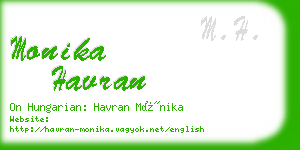 monika havran business card